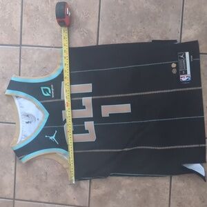 NBA City Edition Black and Gold Jersey